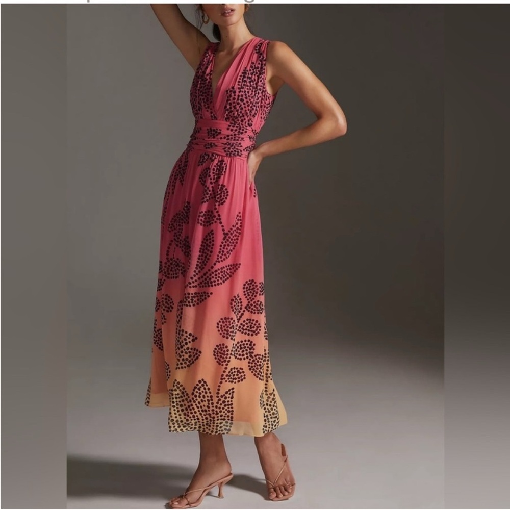 Anthropologie Verb by Pallavi Singhee Ombre Maxi Dress